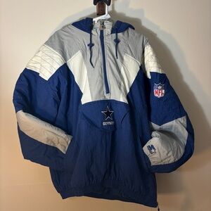 RARE Vintage Proline NFL Starter Dallas Cowboys Pullover Jacket 90’s